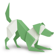 Origami-Hund